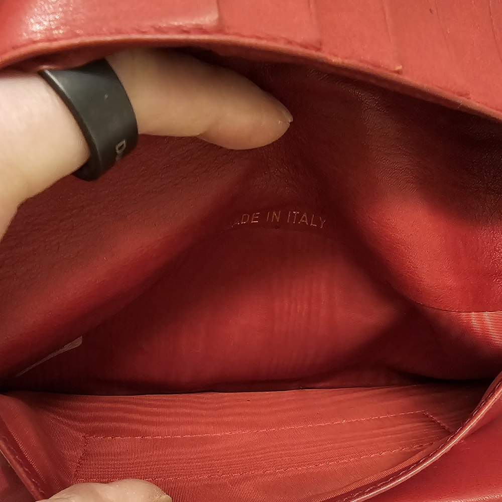 CHANELl Caviar Red Leather Wallet - Picture 9 of 10
